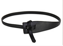 Load image into Gallery viewer, Tie Faux Leather Belt