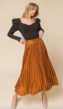 Load image into Gallery viewer, Nia, Ribbed Metallic Puff Long Sleeve Sweater