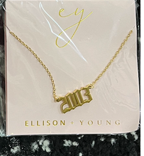 Load image into Gallery viewer, Birth Year, Date Gold Plated Necklace