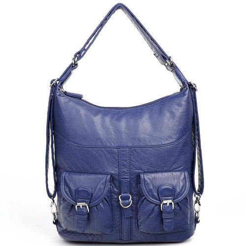 Janey Jane Convertible Backpack Vegan Leather Handbag